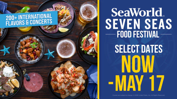 Win Tickets To SeaWorld’s Seven Seas Food Festival 2026!