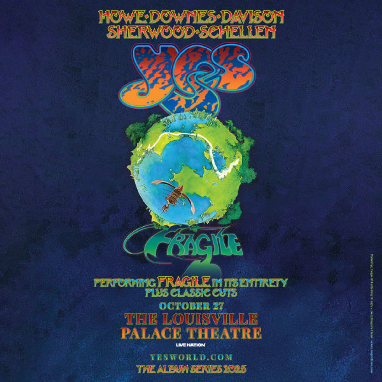 YES: The Fragile 2025 Tour at Louisville Palace on October 27, 2025