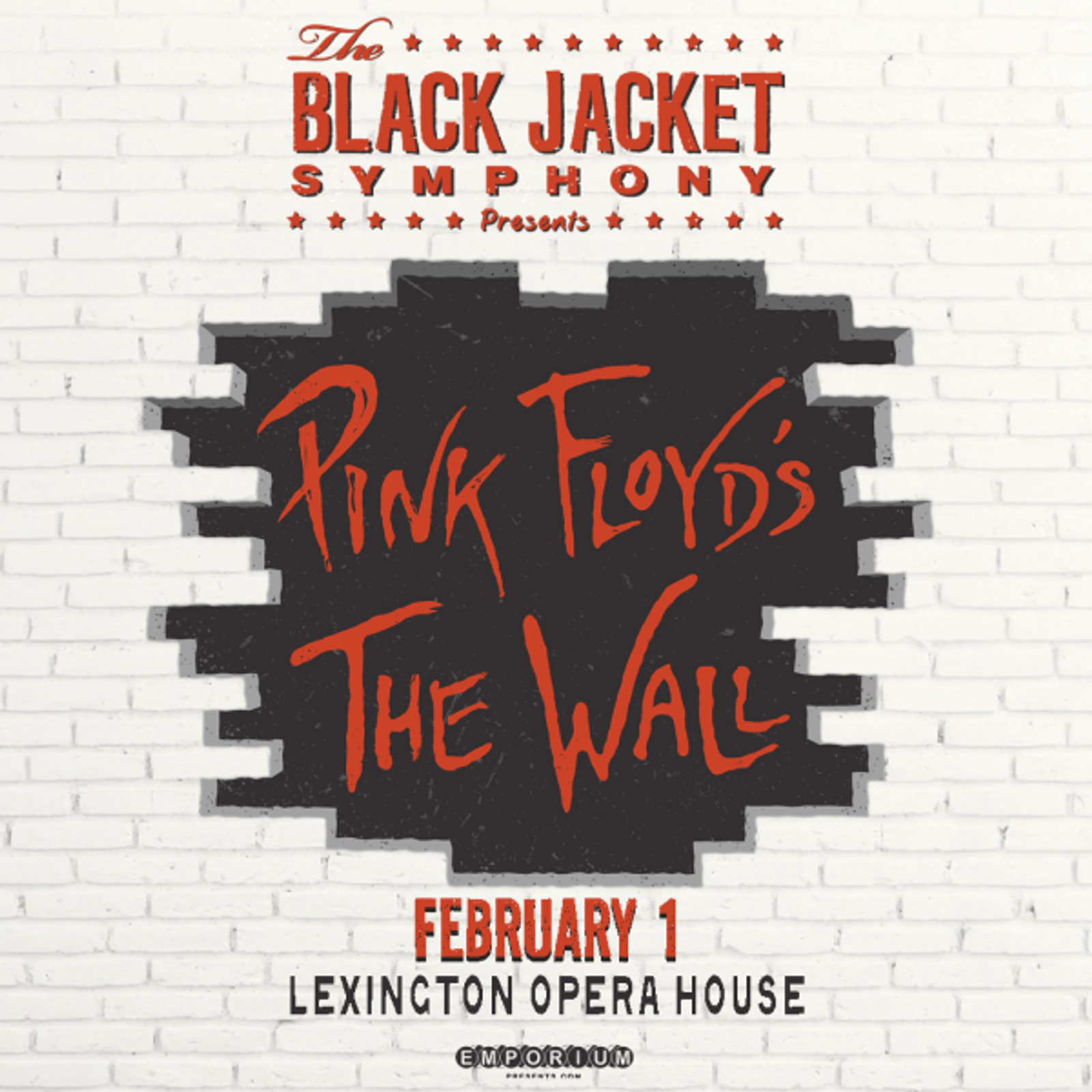 Black Jacket Symphony at Lexington Opera House on February 1st, 2026