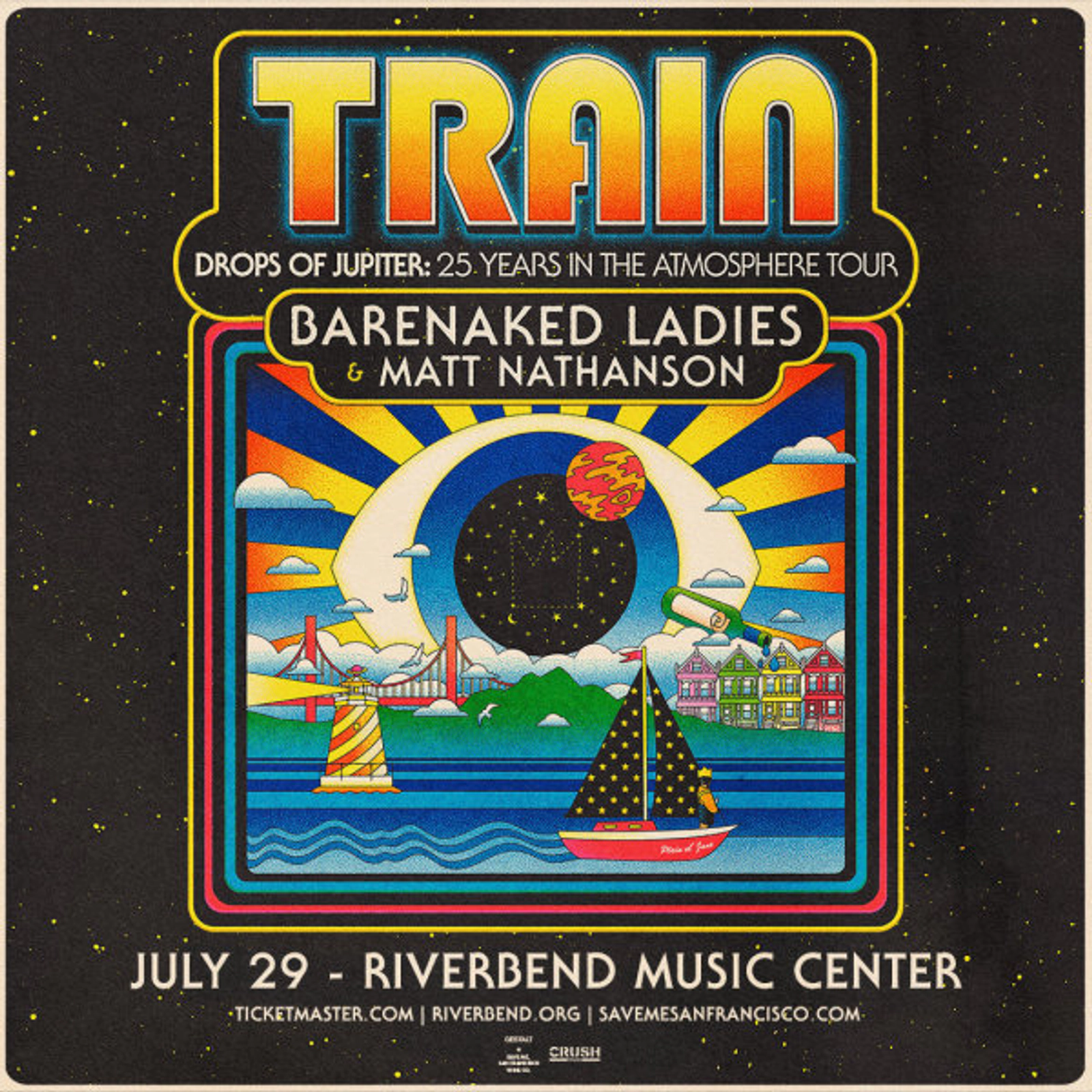 Train at Riverbend on July 29, 2026