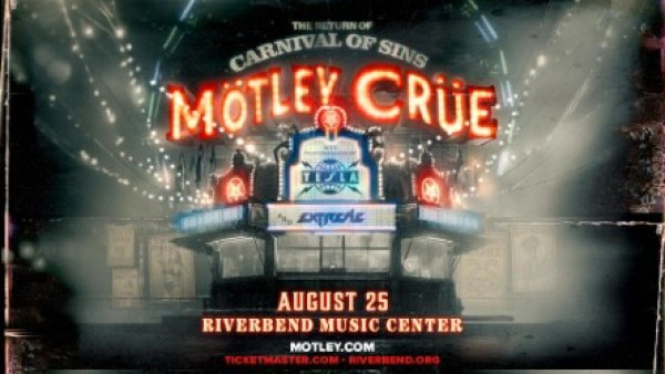 Motley Crue @ Riverbend Music Center 8.25.26 Ticket Giveaway