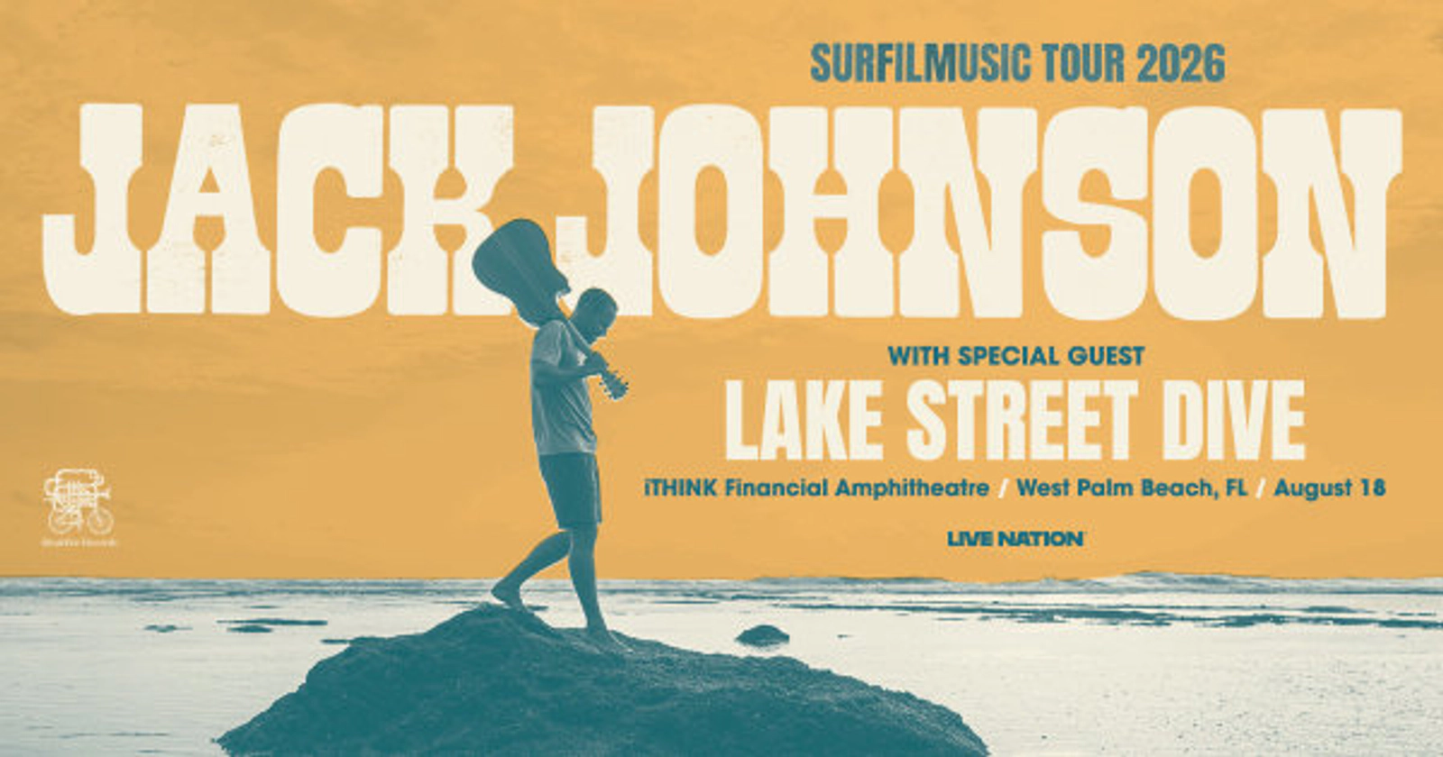 Enter for a Chance to Win Tickets to Jack Johnson at iThink Amphitheater!