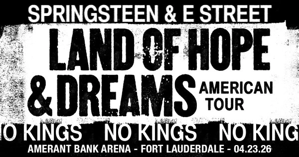 Bruce Springsteen & The E Street Band Is Coming To South Florida! Enter Here For Your Chance To Win Tickets!