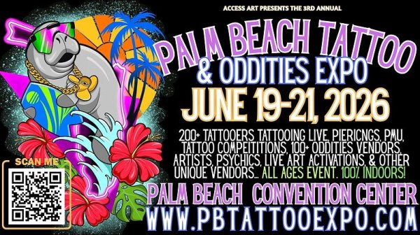 Enter To Win Tickets To The Palm Beach Tattoo & Oddities Expo!