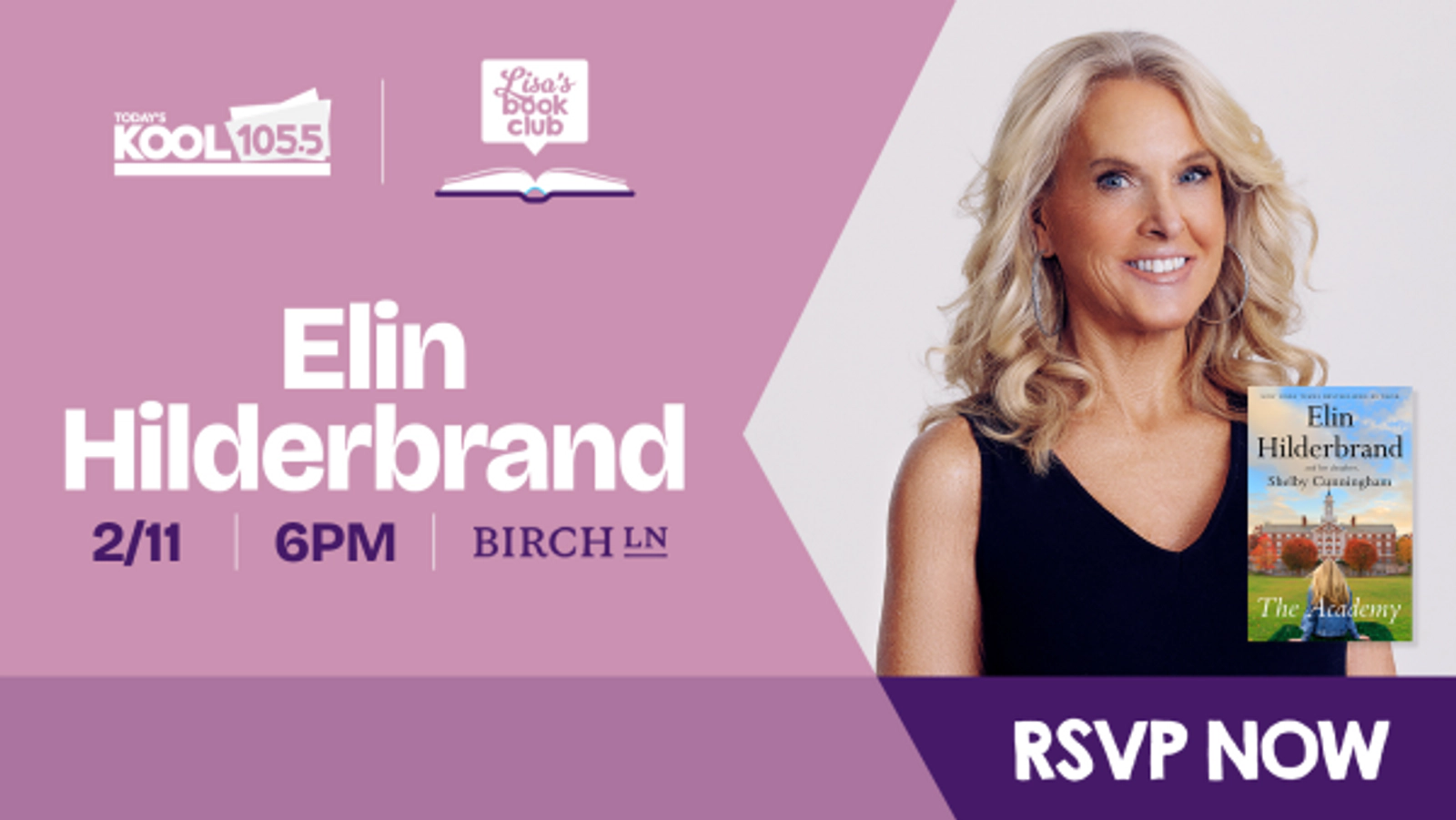 Join Us For An Evening With Elin Hilderbrand!