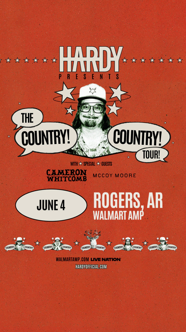 Win Tickets for Hardy at the Walmart AMP!