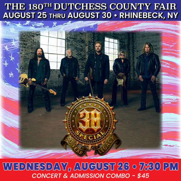 Win tickets to see 38 Special at the Dutchess County Fair