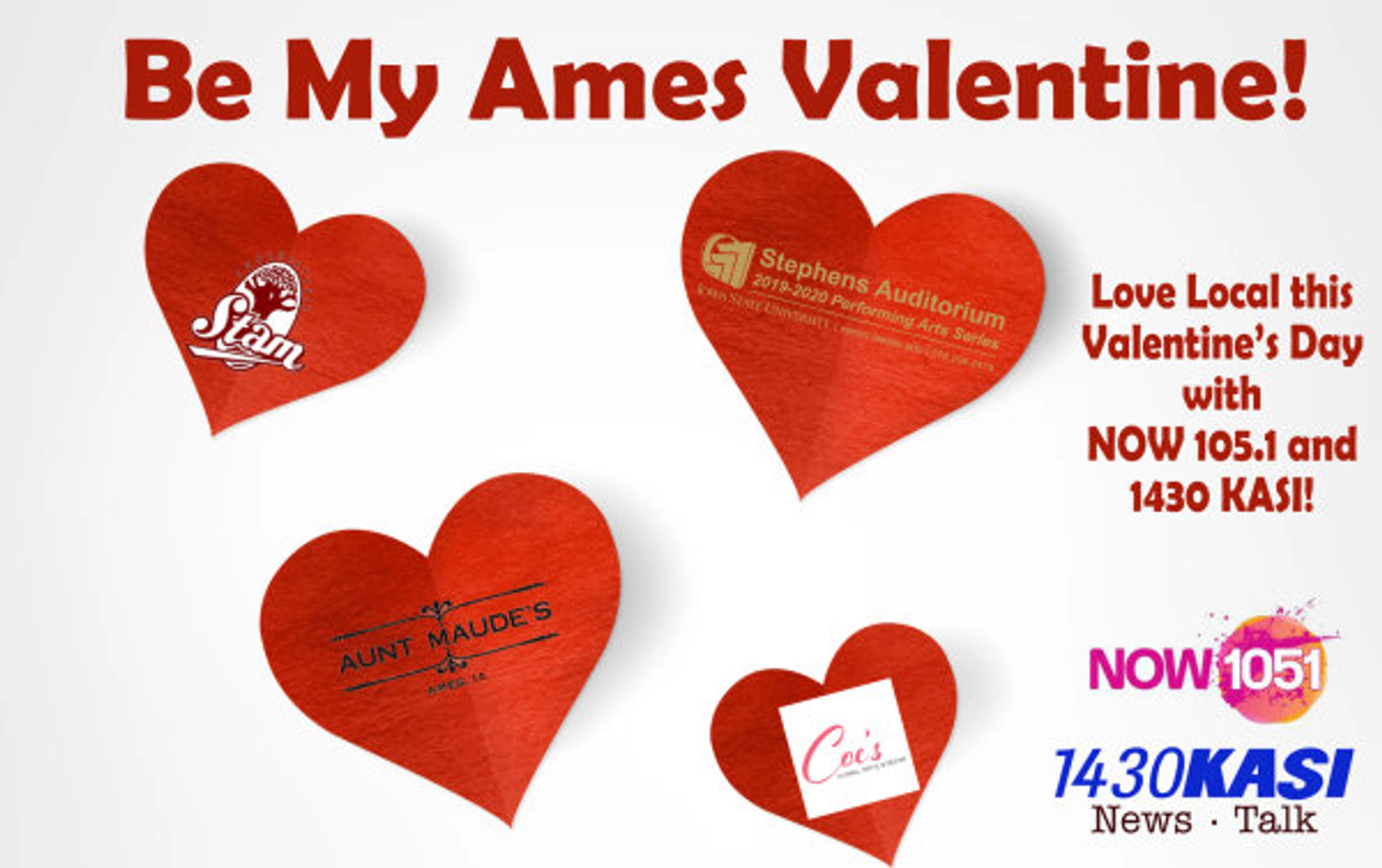 Be my Ames Valentine!  - Thumbnail Image