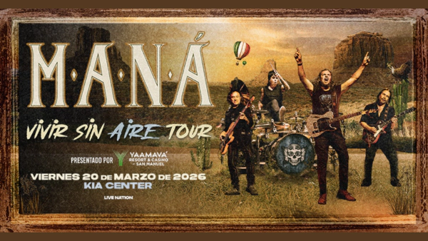 MANÁ Vivir Sin Aire Tour 3/20/2026