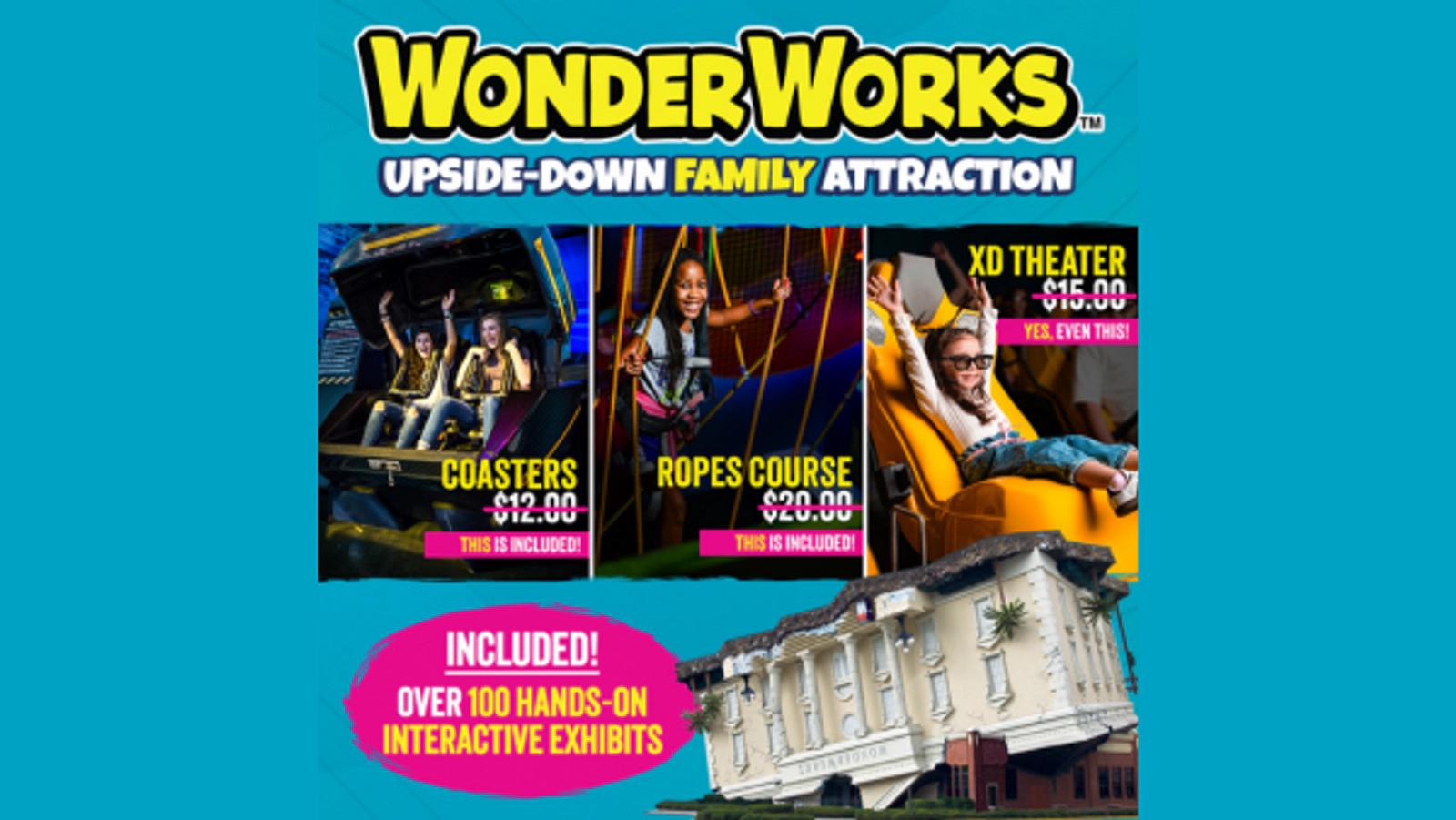 Win a WonderWorks Family 4-Pack!