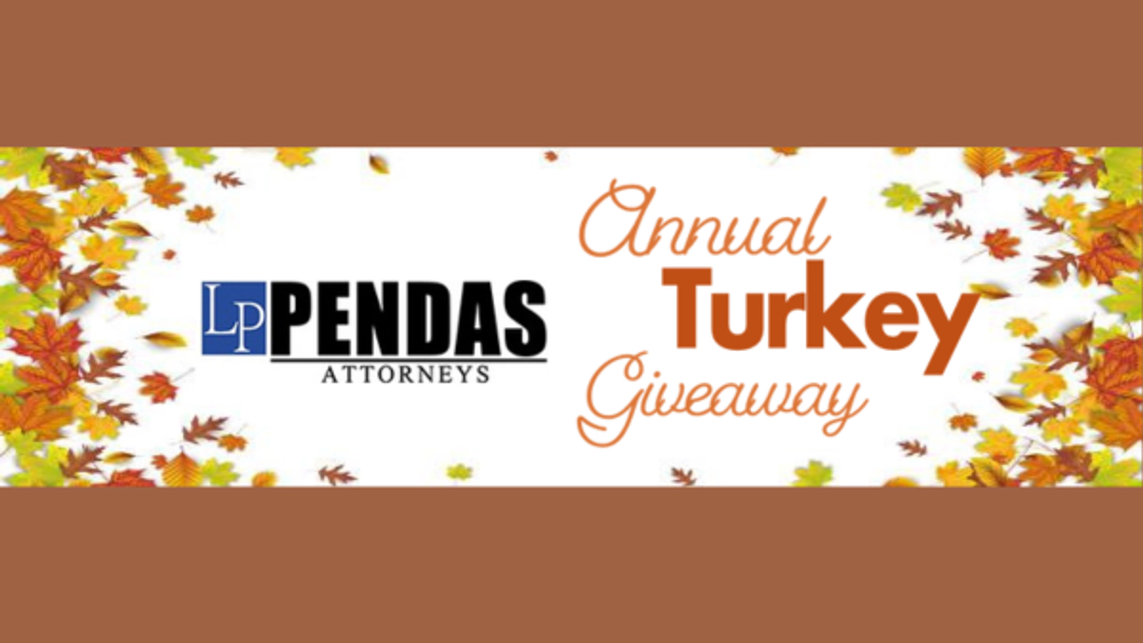 The Pendas Law Turkey Giveaway