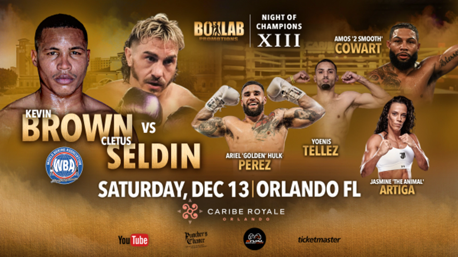 Brown v. Seldin - Night of Champions XIII at the Caribe Royale