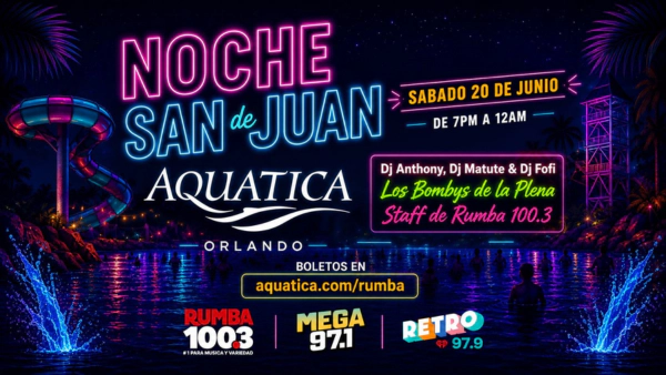 Gana 6 boletos y una cabana para Noche de San Juan en Aquatica