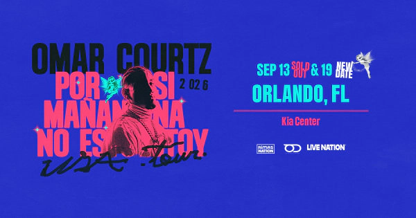 OMAR COURTZ - POR SI MAÑANA NO ESTOY USA TOUR