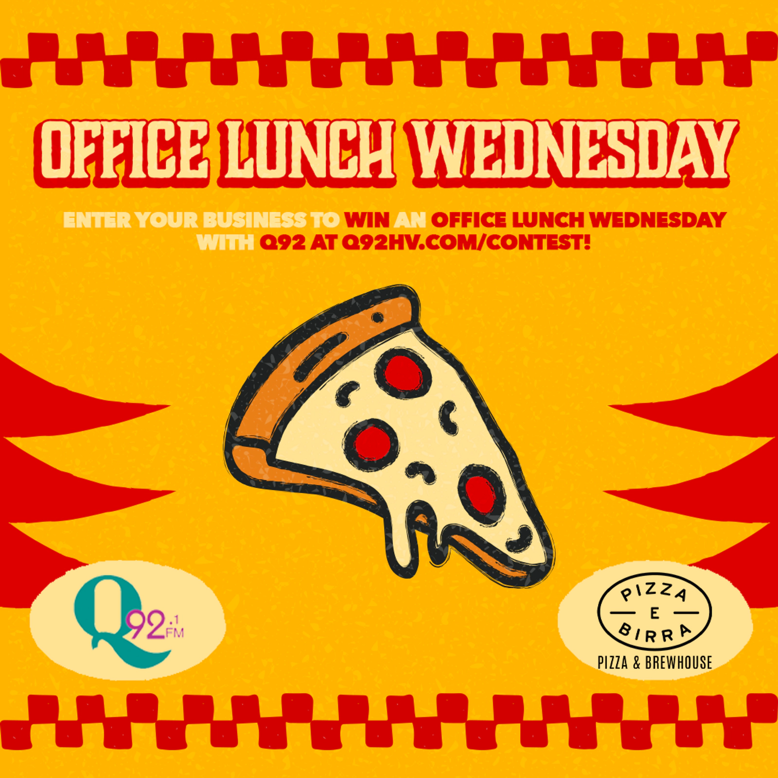 OLW with Pizza E Birra Pizza & Brewhouse Q92 Q92