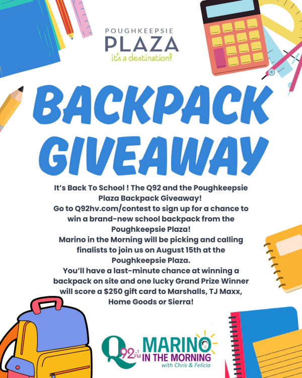 Backpack Giveaway with the Poughkeepsie Plaza 2026