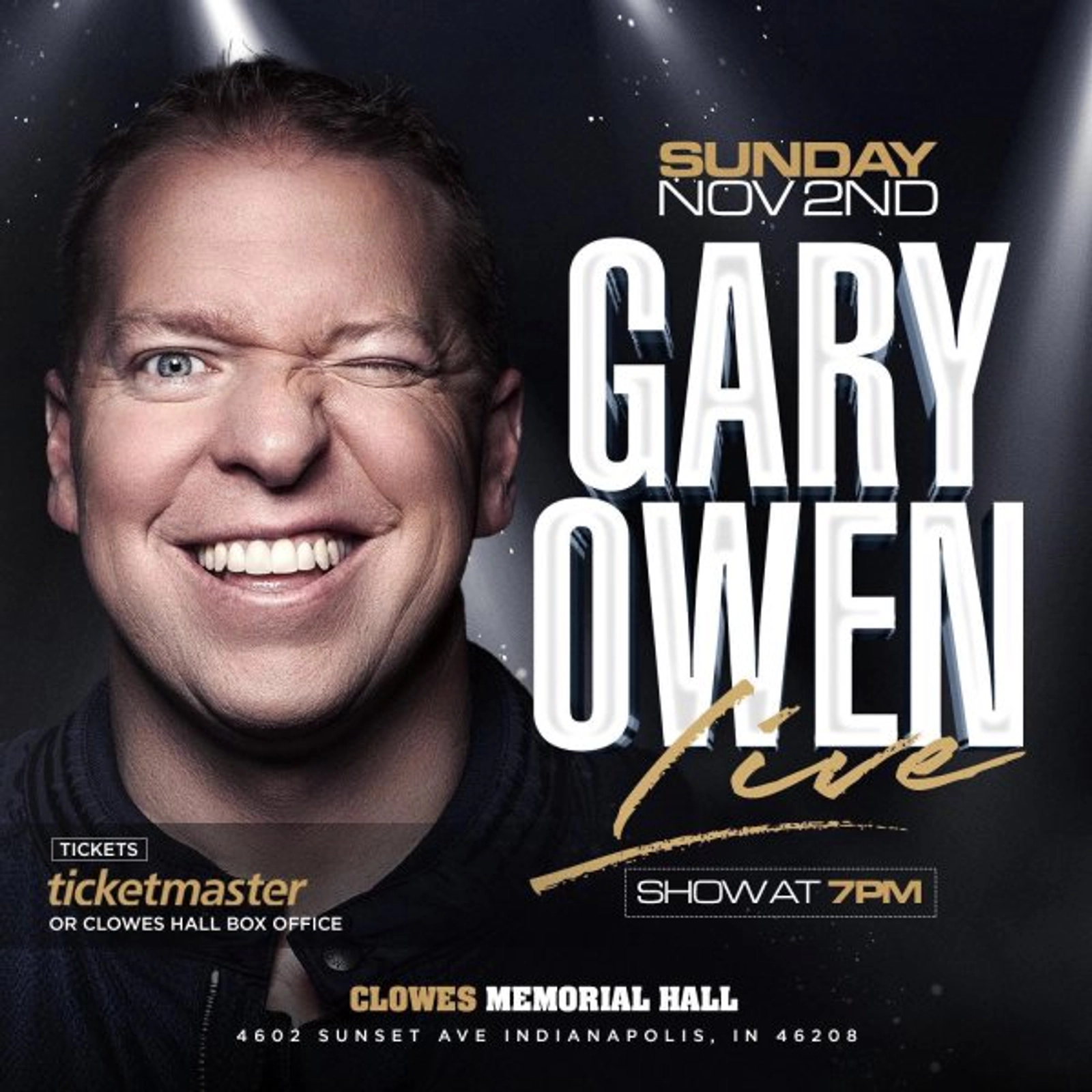 Enter To Win Gary Owen Comedy Show Tickets!