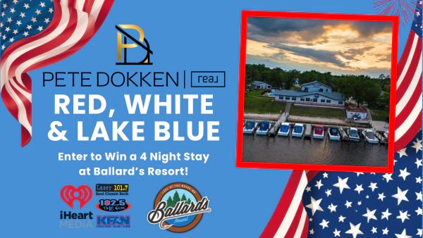 Red, White & Lake Blue Getaway