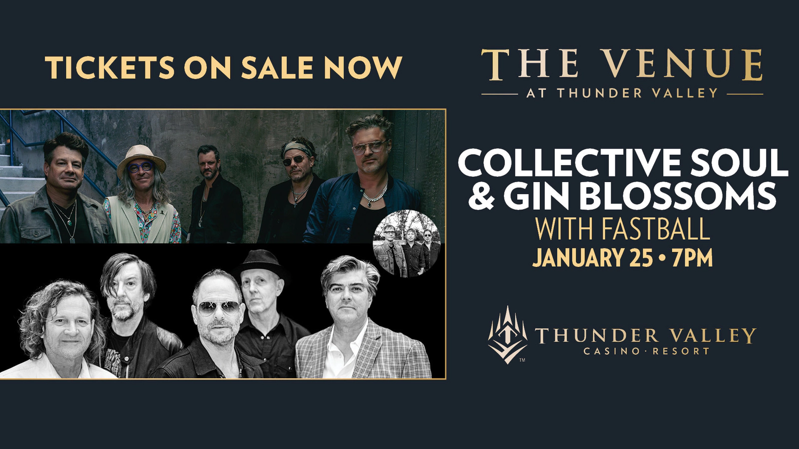 Win Tickets To see Collective Soul & Gin Blossoms with Fastball January