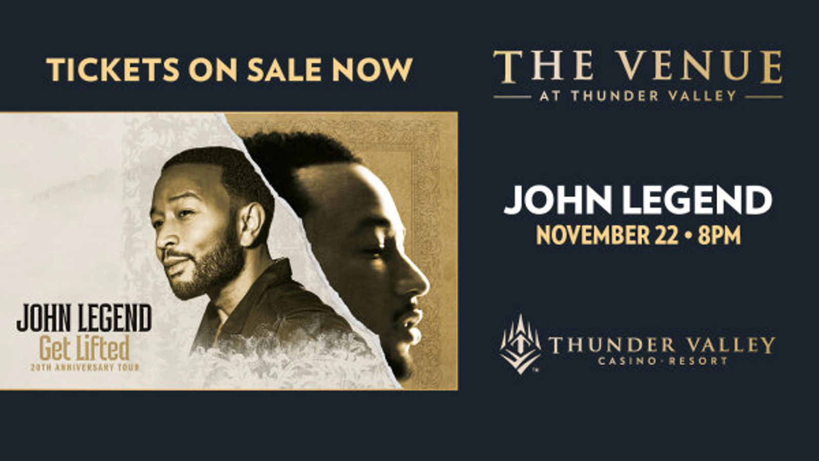 Enter To Win Tickets To See John Legend November 22nd At Thunder Valley!