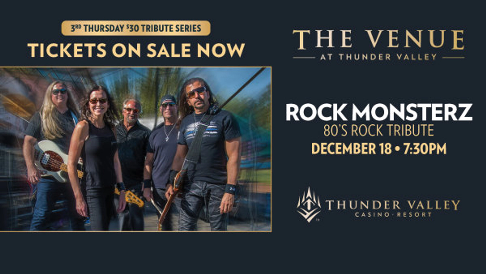 Enter To Win Tickets To See Rock Monsterz December 18th At Thunder Valley!