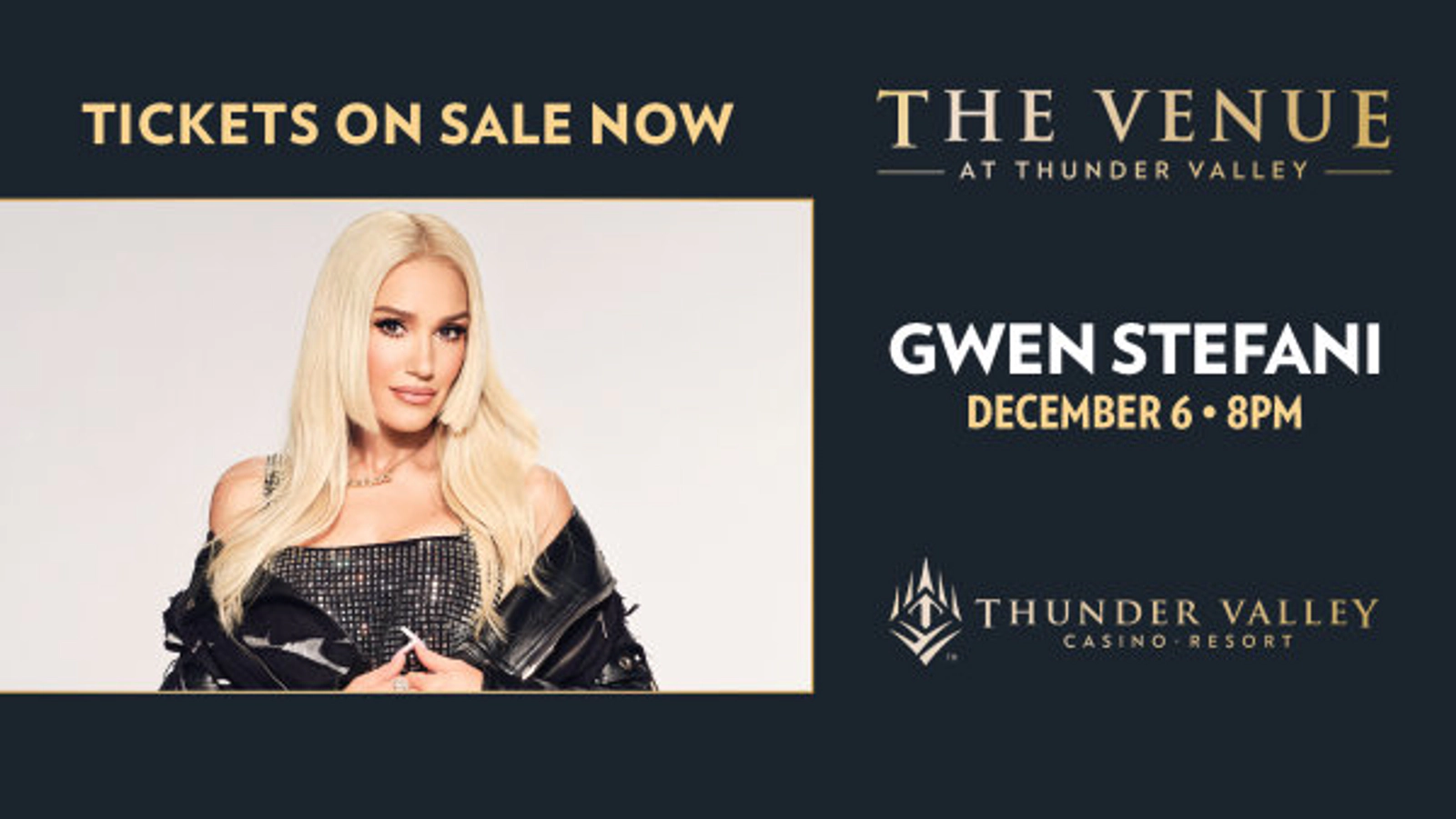 Enter To Win Tickets To See Gwen Stefani Coming December 6 At Thunder Valley!