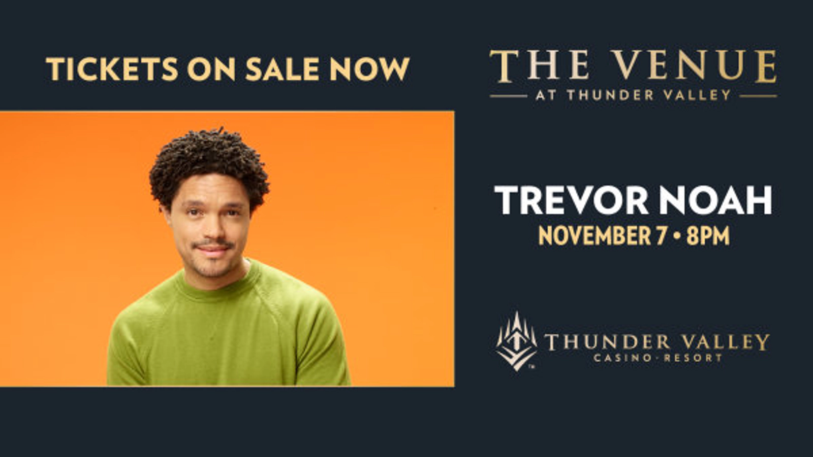 Enter For A Chance To Win Tickets To See Trevor Noah Coming November 7 At Thunder Valley!