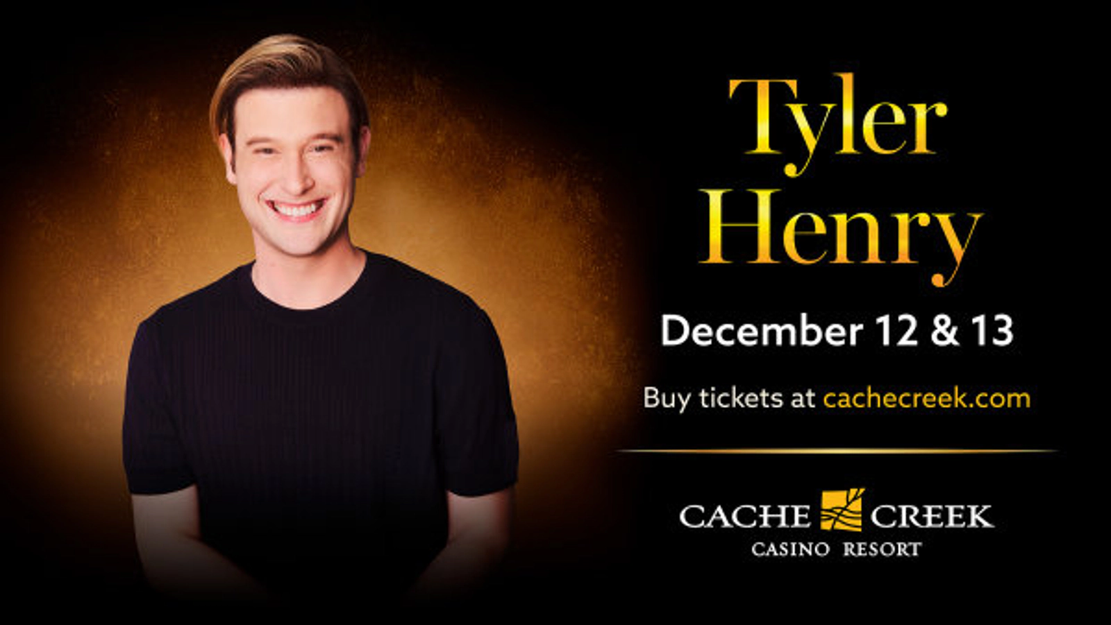 Enter To Win Tickets To See Tyler Henry & 1 Night Stay At Cache Creek!