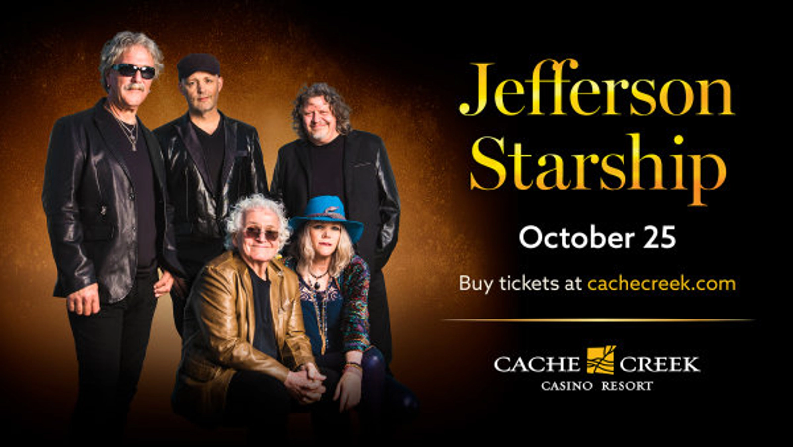 Listen To Win Tickets To See Jefferson Starship Coming October 25 At Cache Creek!