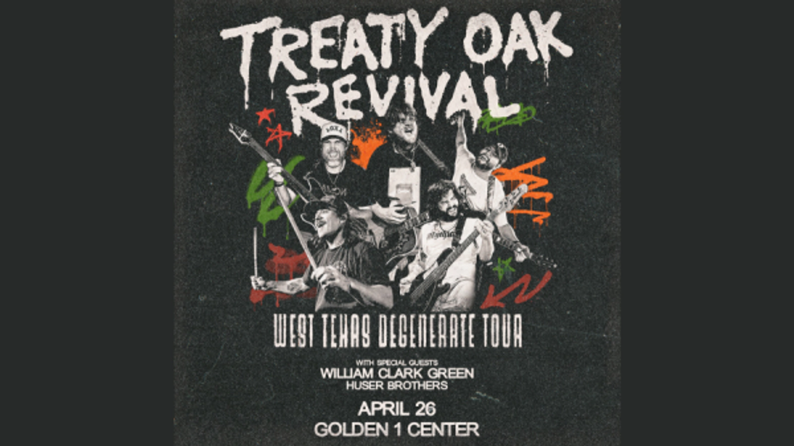 Enter To Win Tickets To See Treaty Oak Revival Coming April 26th To The Golden 1 Center!