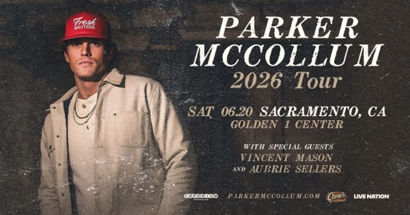 Enter To Win Tickets To See Parker McCollum Coming June 20 At The Golden 1 Center!