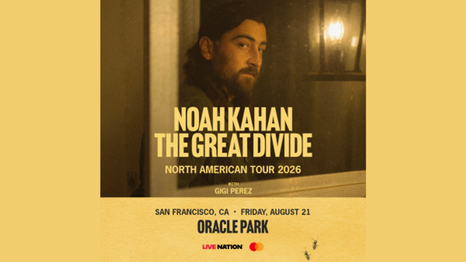 Enter To Win Tickets To See Noah Kahan On August 21st At Oracle Park in SF!