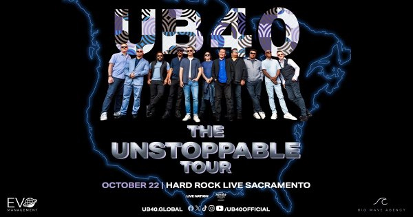 Enter To Win Tickets To See UB40 Coming October 22 To Hard Rock Live Sacramento!