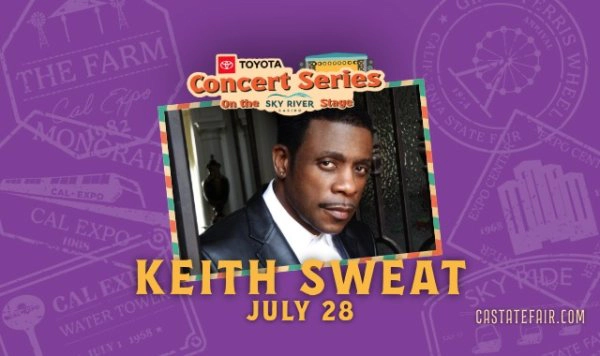 Enter For A Chance To Win Tickets To See Keith Sweat On July 28th At The CA State Fair!