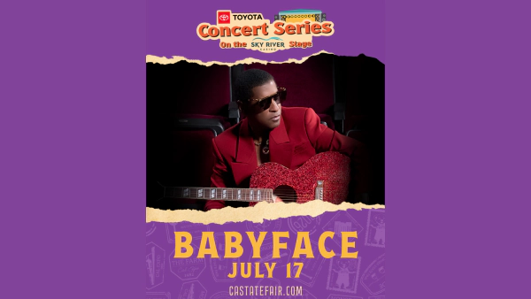 Enter For A Chance To Win Tickets To See Babyface On July 17th At The CA State Fair!