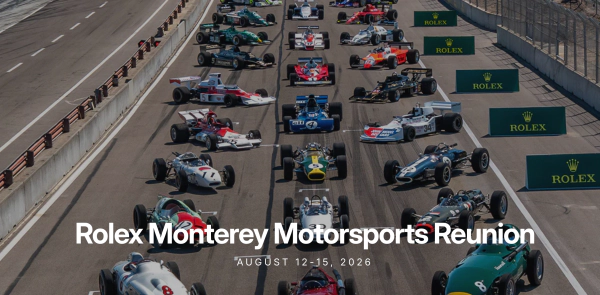 Enter For A Chance To Win 3-Day Tickets For Rolex Motorsports Reunion Coming August 12-15 To WeatherTech Raceway in Monterey!