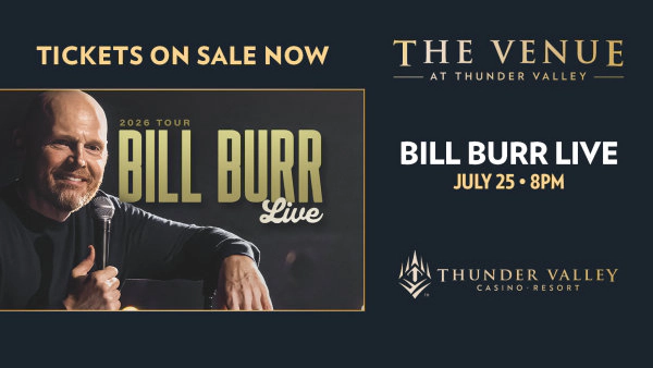 Enter For A Chance To Win Tickets To See Bill Burr Coming July 25th To Thunder Valley!