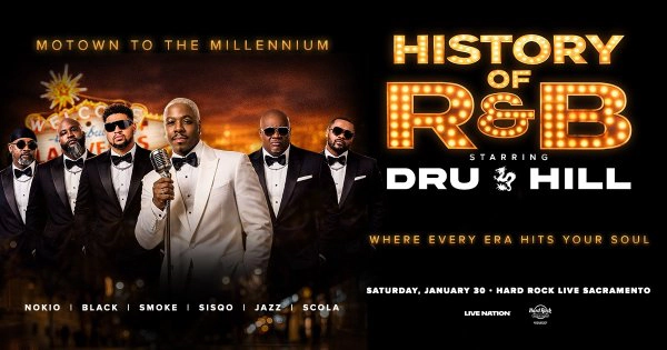 Enter To Win Tickets To The History Of RnB Starring Dru Hill Coming January 30th To Hard Rock Live Sacramento!