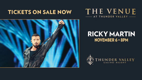 Enter To Win Tickets To See Ricky Martin November 6th At Thunder Valley!