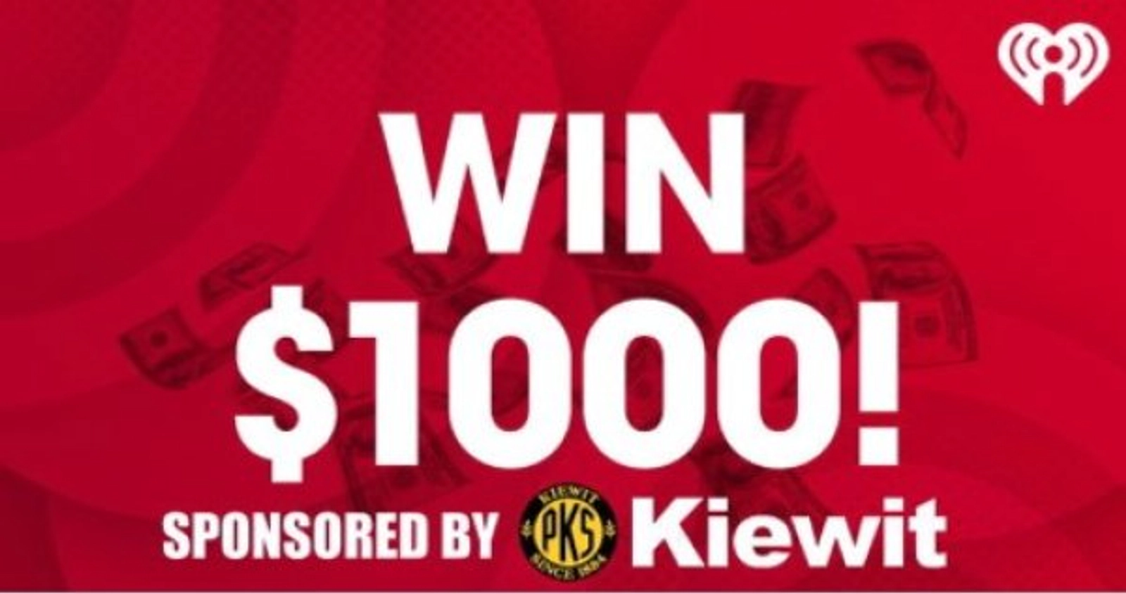 Listen to Win $1,000
