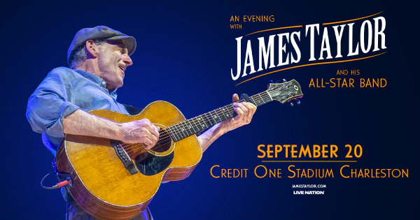 Win Tickets For James Taylor at Credit One Stadium on 9/20/26!