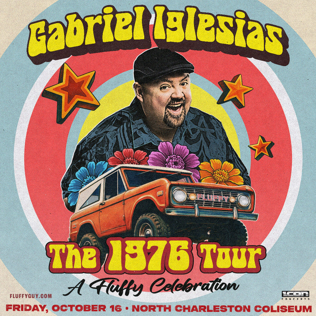 Win Tickets to see Gabriel Iglesias: The 1976 Tour at the North Charleston Coliseum 10/16!