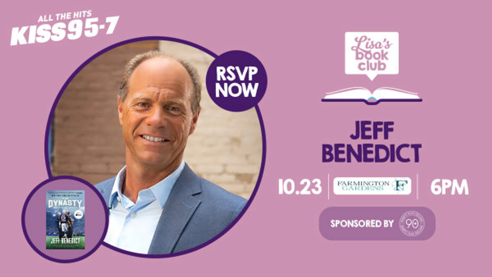 Join us for an evening with Jeff Benedict