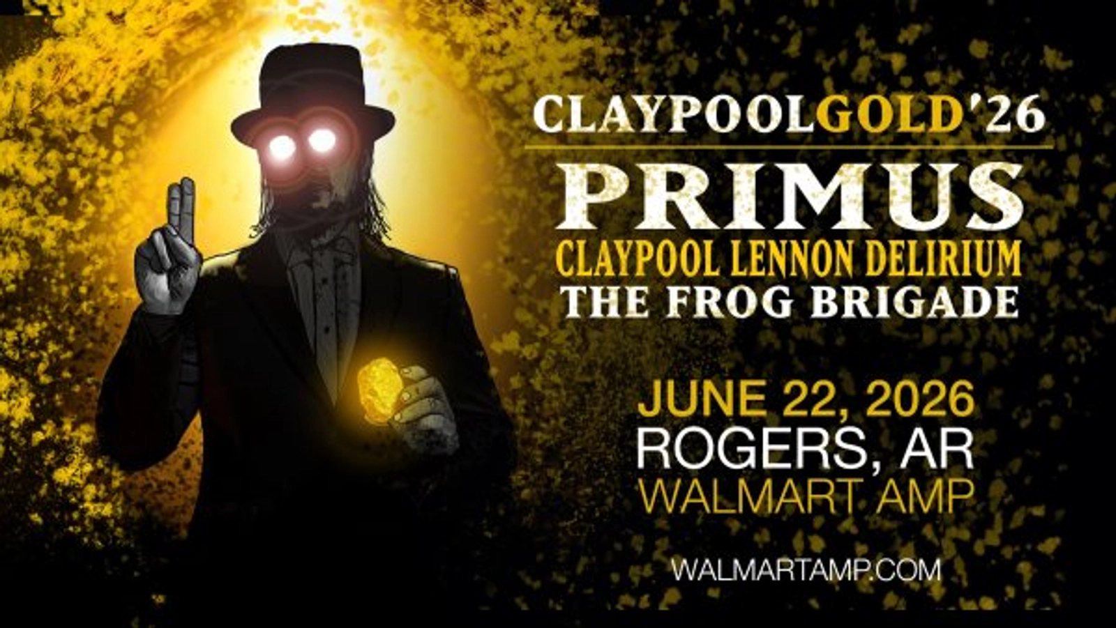 Win Claypool Gold Tickets!