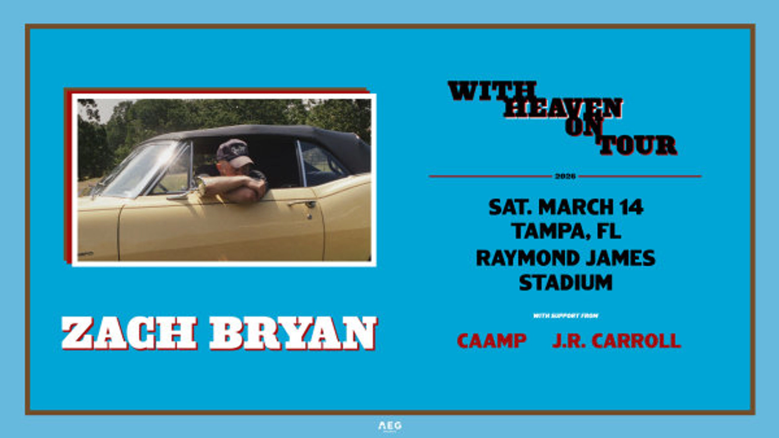 WIN Tickets to see Zach Bryan in Tampa!