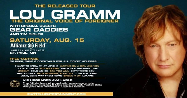 Win Tickets to see Lou Gramm