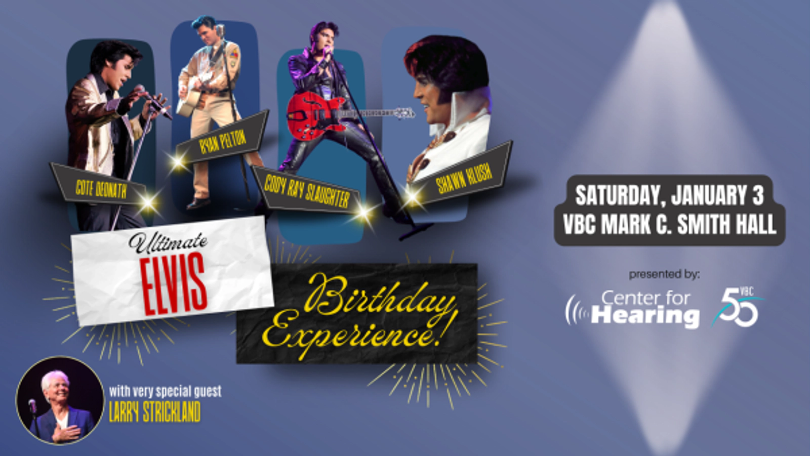 Win tickets to The Ultimate Elvis Birthday Experience LIVE at The VBC!