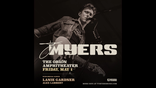 Win tickets to see Ty Myers at Orion Amphitheater!