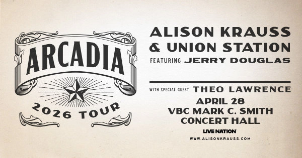 Win tickets to see Alison Krauss and Union Station at The VBC!