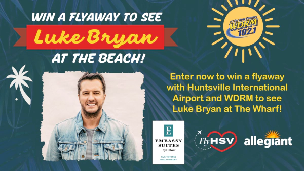 Flyaway to see Luke Bryan at The Wharf with HSV and Allegiant Air!